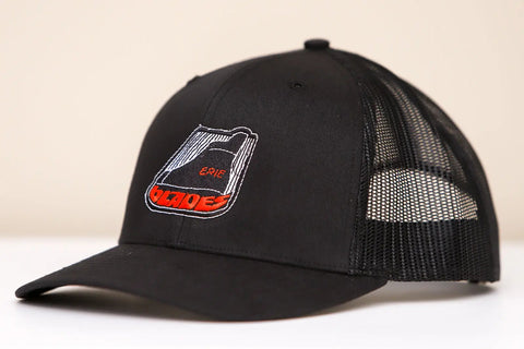 Erie Blades™ Hat (Trucker)  Vintage Ice Hockey   