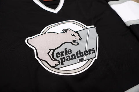 Erie Panthers Black Jersey (BLANK)  Vintage Ice Hockey   