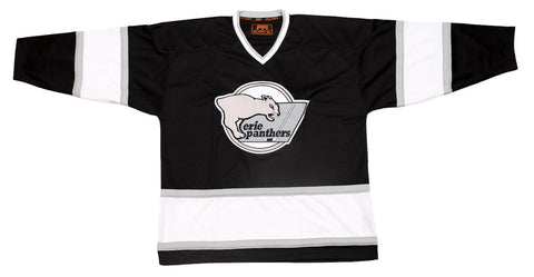 Erie Panthers Black Jersey (BLANK)  Vintage Ice Hockey   