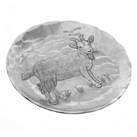 Farmhouse Goat Coaster | Handcrafted Wooden Beverage Coaster for Rustic Kitchen Decor