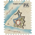 Travel Stamps Fort Pitt Museum Stamp Stamp Travel Stamps   