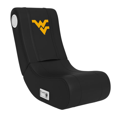 Game Rocker 100 with West Virginia Mountaineers Logo Collegiate Furniture Zipchair   