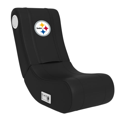 Game Rocker 100 with  Pittsburgh Steelers Primary Logo NFL Furniture Zipchair   