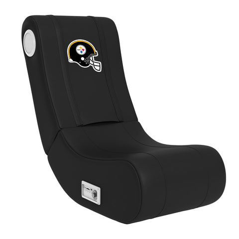 Game Rocker 100 with  Pittsburgh Steelers Helmet Logo NFL Furniture Zipchair   