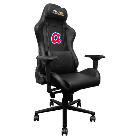 Xpression Pro Gaming Chair with Atlanta Braves Cooperstown Primary Logo