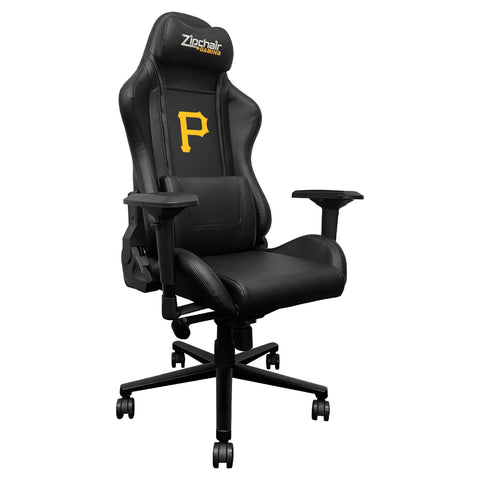 Xpression Pro Gaming Chair with Pittsburgh Pirates Secondary Logo MLB Furniture Zipchair   