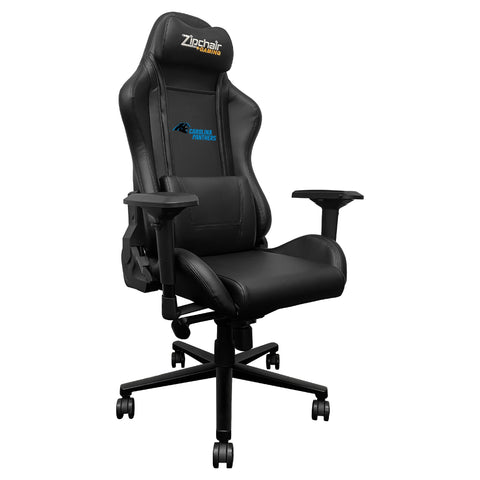 Xpression Pro Gaming Chair with  Carolina Panthers Secondary Logo