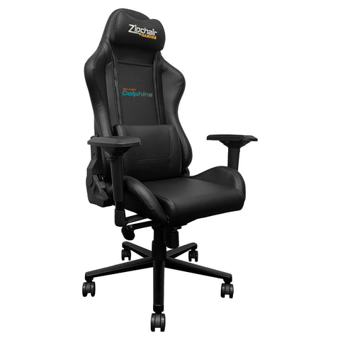 Xpression Pro Gaming Chair with  Miami Dolphins Secondary Logo
