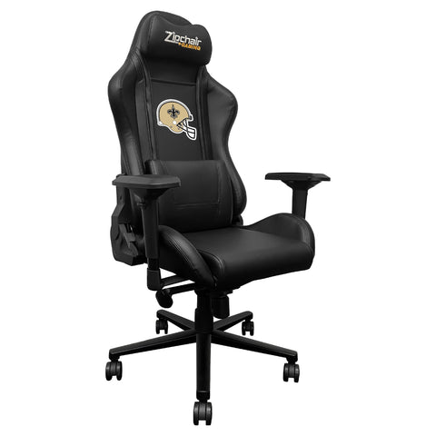 Xpression Pro Gaming Chair with  New Orleans Saints Helmet Logo