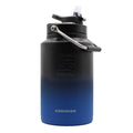 One Gallon Jug  Ice Shaker Navy Black Ombre  