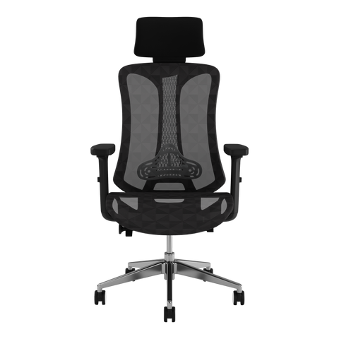 Glide Ergonomic Mesh Office Chair with Headrest and Lumbar Support