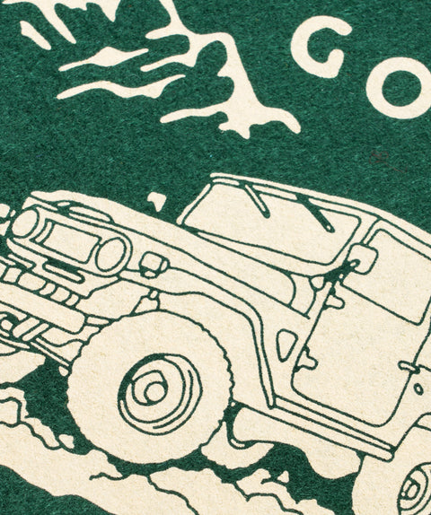 Going to the Mountains is Going Home Vintage Inspired Pennant