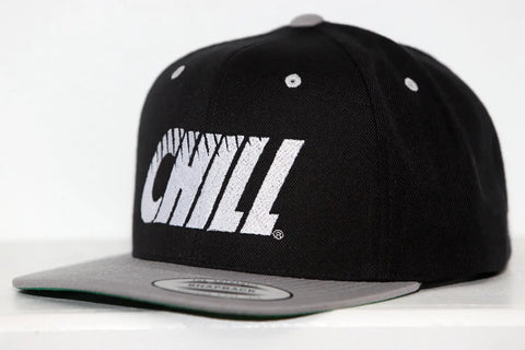 Columbus Chill Hat (Snapback)  Vintage Ice Hockey Black/ Silver  