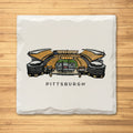 Pittsburgh Heinz Field Ceramic Drink Coasters - 4 Pack Coasters The Doodle Line   