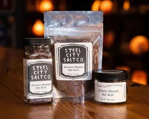 Hickory Smoked Sea Salt  Steel City Salt Company   