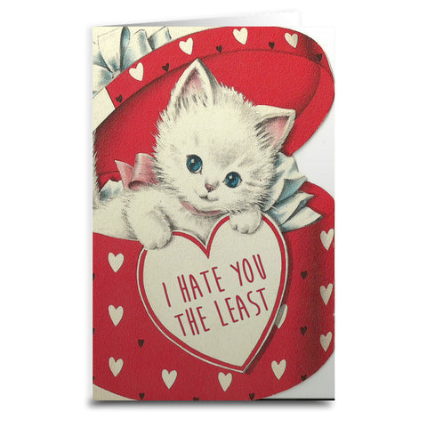 I Hate You the Least Greeting Card