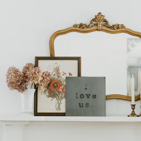 'I Love Us' Wall Decor