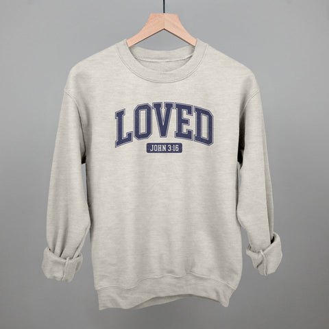 Loved John 3:16 Shirt – Navy Blue Christian T-Shirt with Inspirational Message