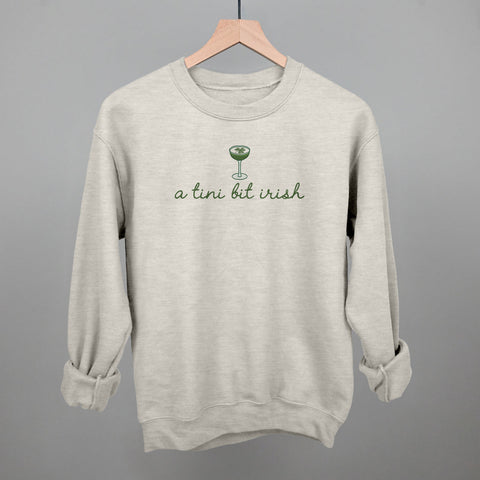 Tini Bit Irish Shirt – Irish Graphic Tee | Corded Fabric Crewneck by Ivy + Cloth