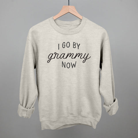I Go By Grammy Now Graphic Tee – Soft Cotton Fabric Casual Style Top