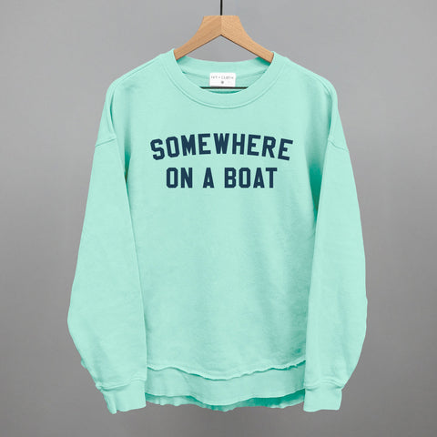 Somewhere On A Boat Shirt – Soft Cotton & Corded Material Casual Boat Shirt