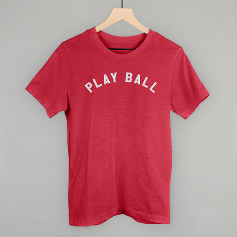 Play Ball Arc Stylish White Tee – Unique Graphic Tee With Comfortable Fit