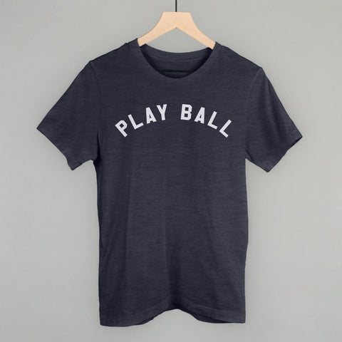 Play Ball Arc Stylish White Tee – Unique Graphic Tee With Comfortable Fit
