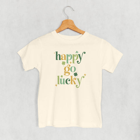 Kids Multicolor Tee - Happy Go Lucky Shirt | Soft Cotton Playful Apparel