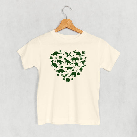 Kids Heart Tee - Clovers and Dinosaurs Graphic Shirt | Ivy + Cloth Casual Wear