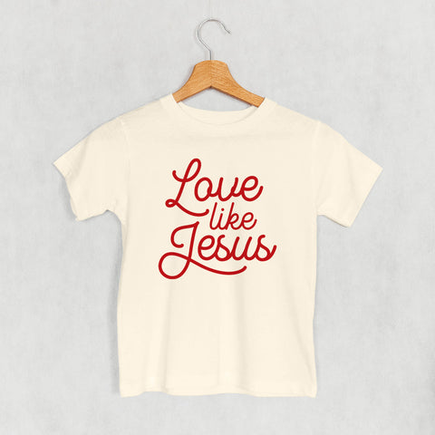 Love Like Jesus Kids Tee - Kids Graphic Tee | Cotton Crew Neck Youth Shirt