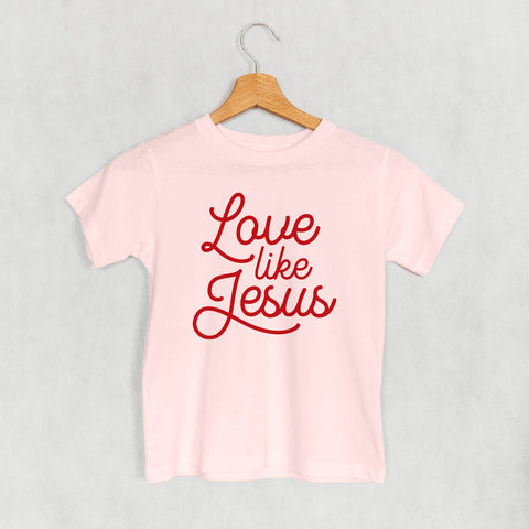 Love Like Jesus Kids Tee - Kids Graphic Tee | Cotton Crew Neck Youth Shirt