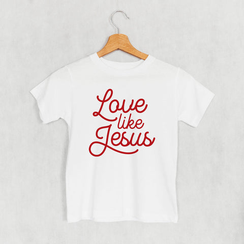 Love Like Jesus Kids Tee - Kids Graphic Tee | Cotton Crew Neck Youth Shirt