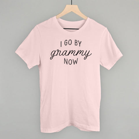I Go By Grammy Now Graphic Tee – Soft Cotton Fabric Casual Style Top