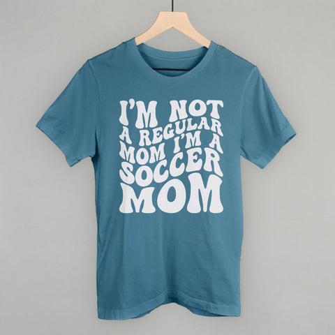 Mom Soccer Shirt | Not a Regular Mom Top – Original Soccer Design by Ivy + Cloth
