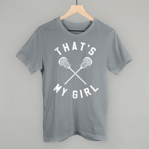 That's My Girl Lacrosse Team Spirit Shirt – Girls Sportswear Tailgate Outfit