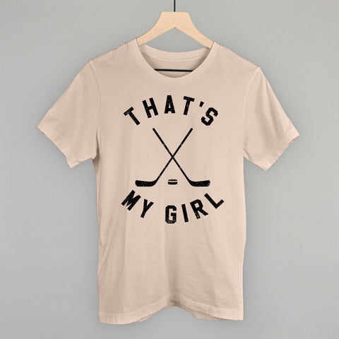 That's My Girl Hockey POD - Apparel Ivy + Cloth Tan S Tee