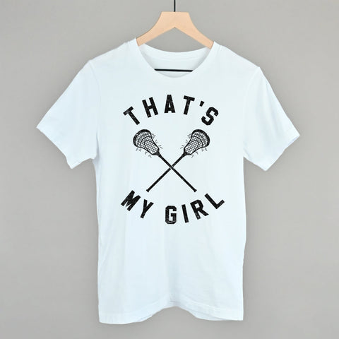That's My Girl Lacrosse Team Spirit Shirt – Girls Sportswear Tailgate Outfit