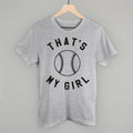 That's My Girl Softball POD - Apparel Ivy + Cloth Athletic Heather S Tee