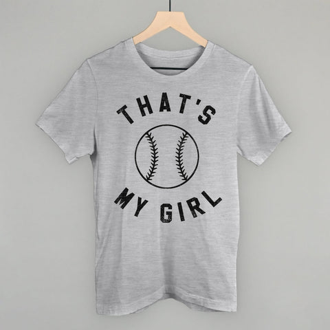 That's My Girl Softball POD - Apparel Ivy + Cloth Athletic Heather S Tee