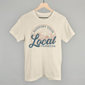 Support Your Local Farmers POD - Apparel Ivy + Cloth Natural S Tee