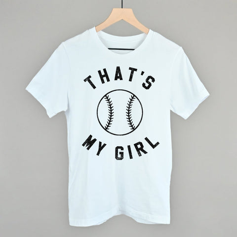 That's My Girl Softball POD - Apparel Ivy + Cloth White S Tee