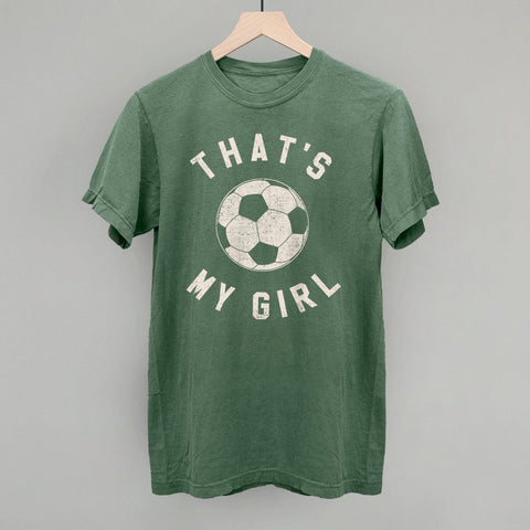 That's My Girl Soccer POD - Apparel Ivy + Cloth Light Green S Comfort Colors Tee