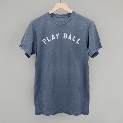 Play Ball Arc Stylish White Tee – Unique Graphic Tee With Comfortable Fit