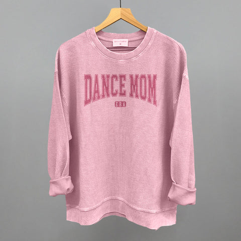 Dance Mom Shirt - Comfortable Corded Fabric Tee | Stylish Mom Dancer Gift