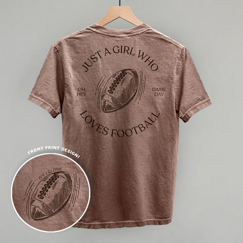 Just A Girl Who Loves Football (Back Print)