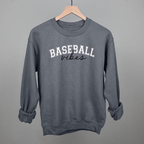 Baseball Vibes Script – Unisex Baseball Shirt With Script Font Design