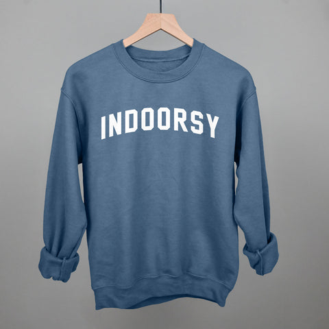 Indoorsy POD - Apparel Ivy + Cloth Indigo Blue S Sweatshirt