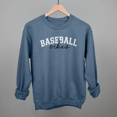 Baseball Vibes Script – Unisex Baseball Shirt With Script Font Design