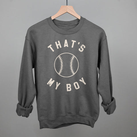 That's My Boy Baseball | Kids Baseball Tee - Comfort Colors Team Spirit Shirt