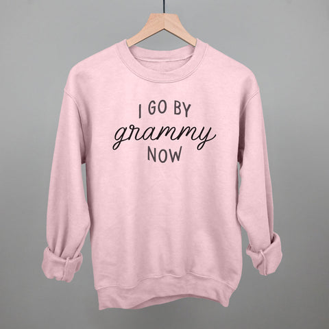 I Go By Grammy Now Graphic Tee – Soft Cotton Fabric Casual Style Top
